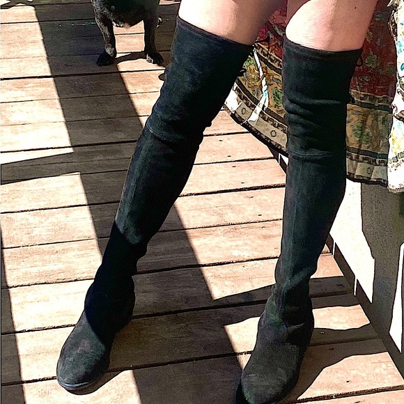 Stuart Weitzman Over-The-Knee Lowland Boots - Picture 1 of 6
